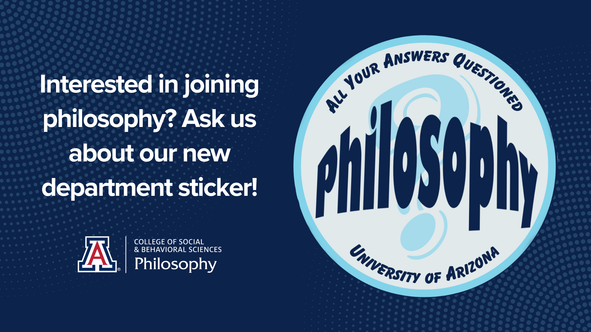 Philosophy Sticker Digital Signage